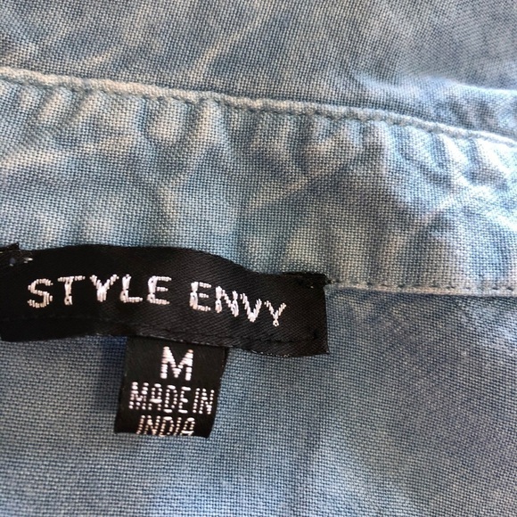 Style Envy Casual Button Down SOFT - Picture 5 of 6